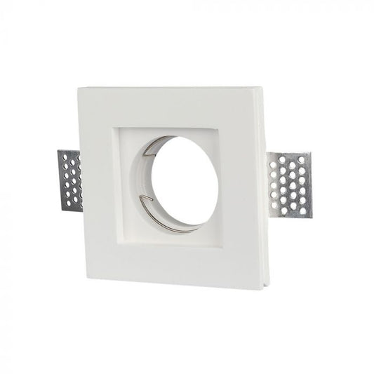 LED BRACKET GU10 SQUARE WHITE 170X120X35 (100) GYPSUM