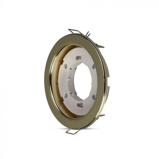 LED BRACKET GX53 ROUND FIXED GOLD 105X14 (90)