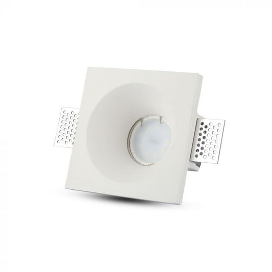 LED BRACKET GU10 SQUARE WHITE 100X40 (103) GYPSUM