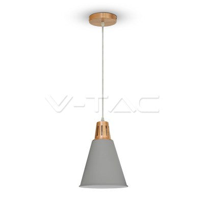 LED E27 PENDANT MODERN RED COPPER SAND GREY 22X31X138