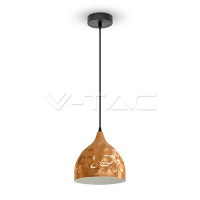 LED E27 PENDANT ROSE GOLD 23X100 COPPER