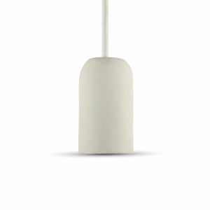 LED E27 PENDANT WHITE 95X50X1050 CONCRETE