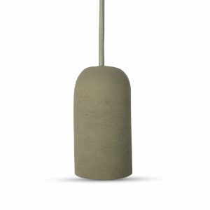 LED E27 PENDANT GREY 95X50X1050 CONCRETE