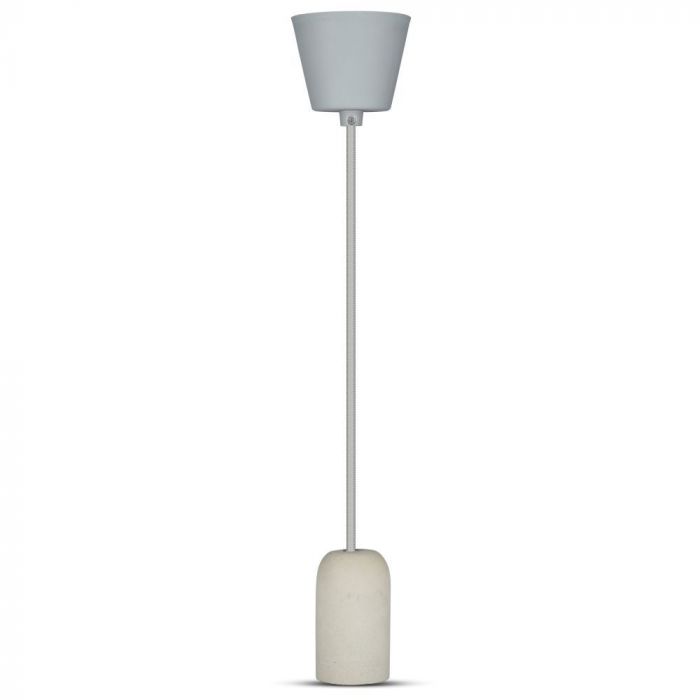 LED E27 PENDANT GREY 95X50X1050 CONCRETE