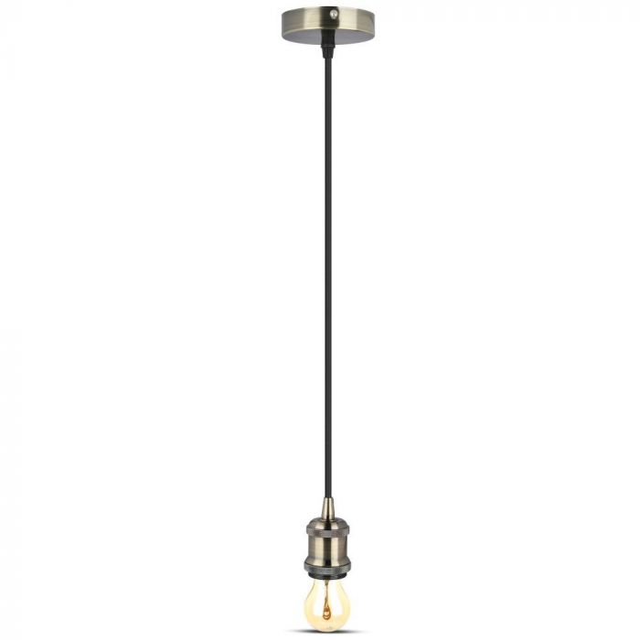 LED E27 HOLDER BRASS BRONZE 50X90X900 METAL