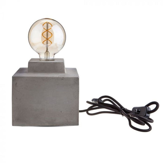 LED E27 PENDANT TABLE LAMP 16X15X200 CONCRETE