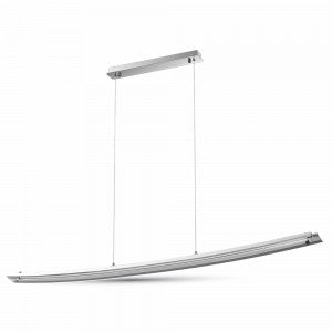 LED PENDANT DESIGNER BEND CHROME 18W DL 1350lm 98.5X5.5X80 STAINLESS STEEL + METAL