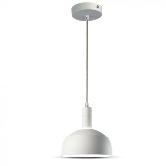 LED E14 PENDANT WITH SLIDE ALUMINUM LAMPSHADE 18X10X120 WHITE