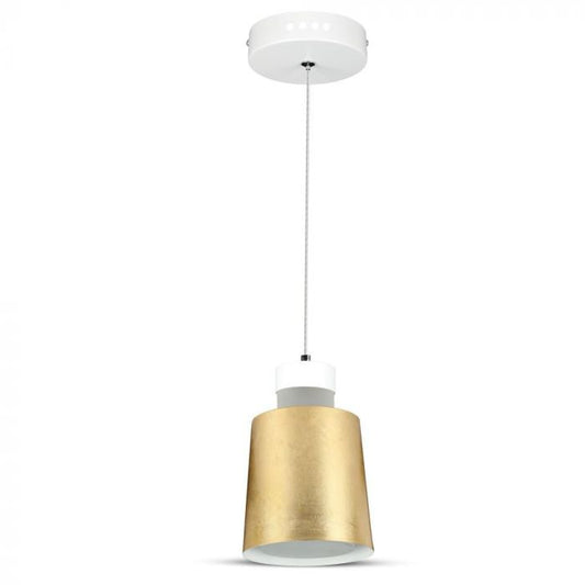 LED E27 PENDANT GOLD 7W 400lm DL 120° 12X19X122 IRON+ACRYLIC