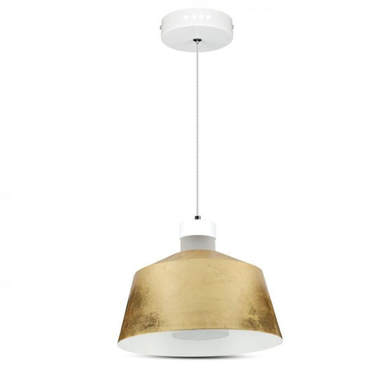 LED E27 PENDANT GOLD 7W 400lm DL 120° 25X19X122 IRON+ACRYLIC