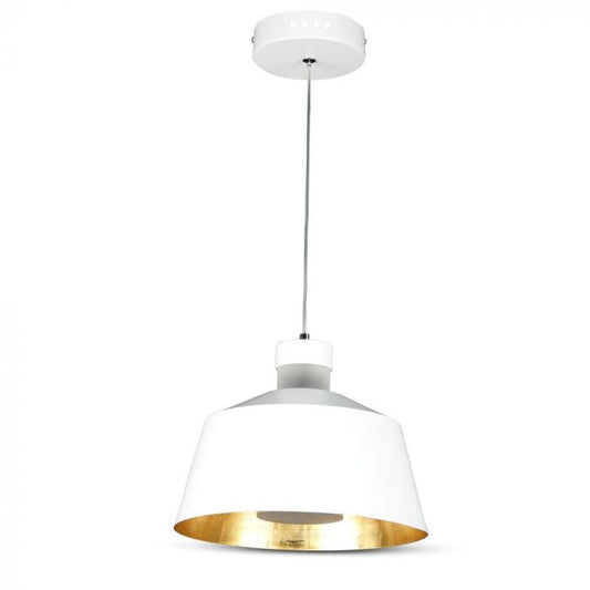 LED E27 PENDANT WHITE 7W 400lm DL 120° 25X19X122 IRON+ACRYLIC