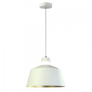 LED E27 PENDANT WHITE 7W 400lm DL 120° 25X19X122 IRON+ACRYLIC