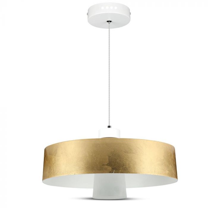 LED E27 PENDANT GOLD 7W 400lm DL 120° 34X19X122 IRON+ACRYLIC