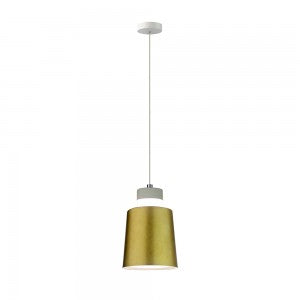 LED E27 PENDANT GOLD 7W 400lm WW 120° 12X19X122 IRON+ACRYLIC