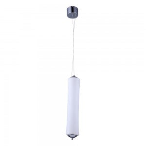 LED PENDANT SINGLE LONG DESIGNER HANGING 18W WW 1200lm 120° 125X420 PC WHITE TRIAC DIMMABLE A++