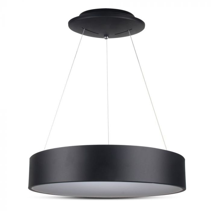 LED SOFT LIGHT CHANDELIER HANGING 30W WW 2250lm 120° 60X120 BLACK DIMMABLE