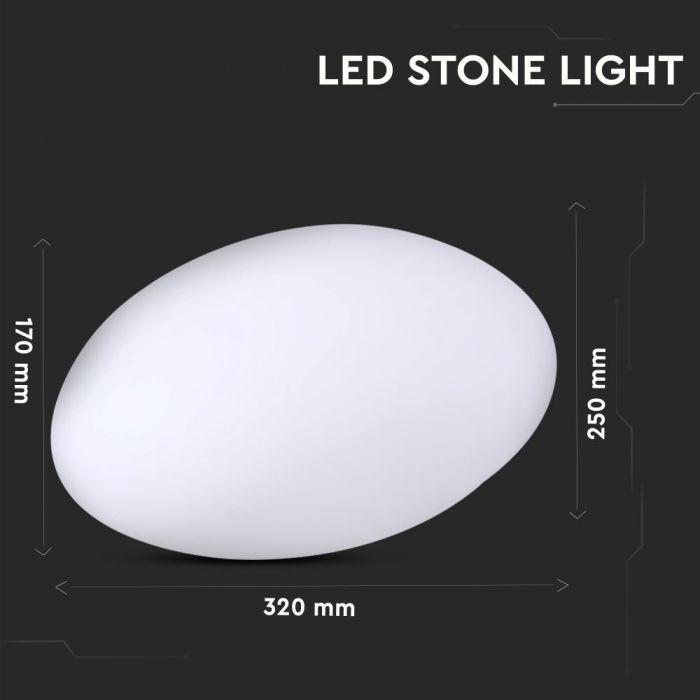 LED STONE LIGHT RGB  1W 18lm 33x25x17cm  IP67