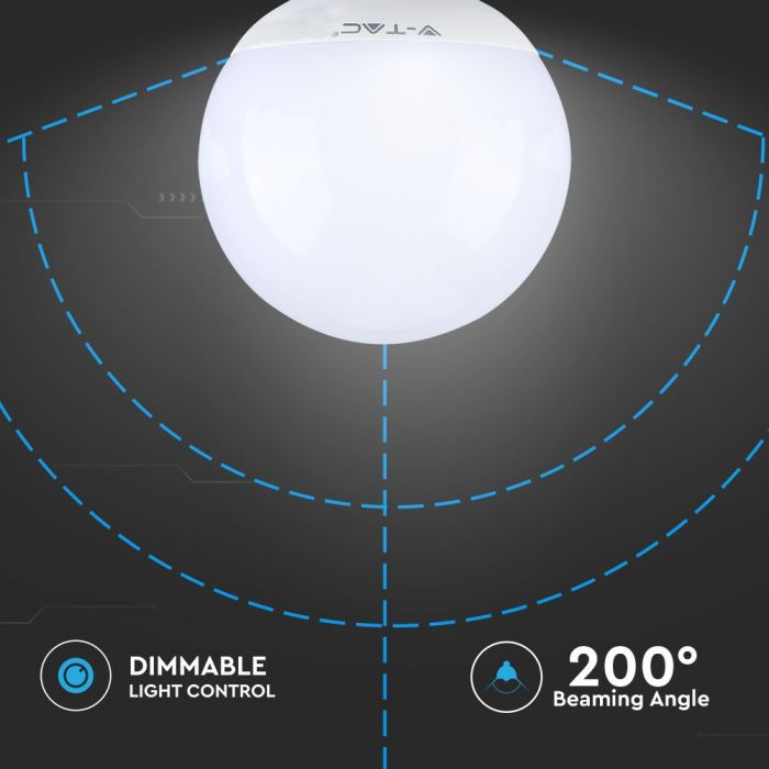 LED E27 DIMMABLE LAMP G120 13W WW 1055lm 200°