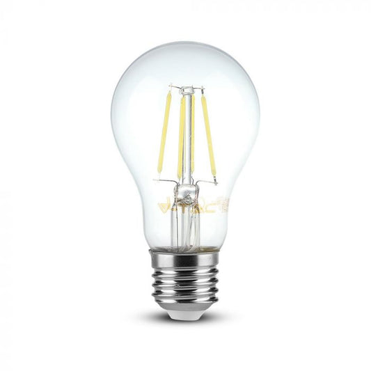 LED E27 FILAMENT LAMP A60 4W CW 400lm 300° 60X107 A++