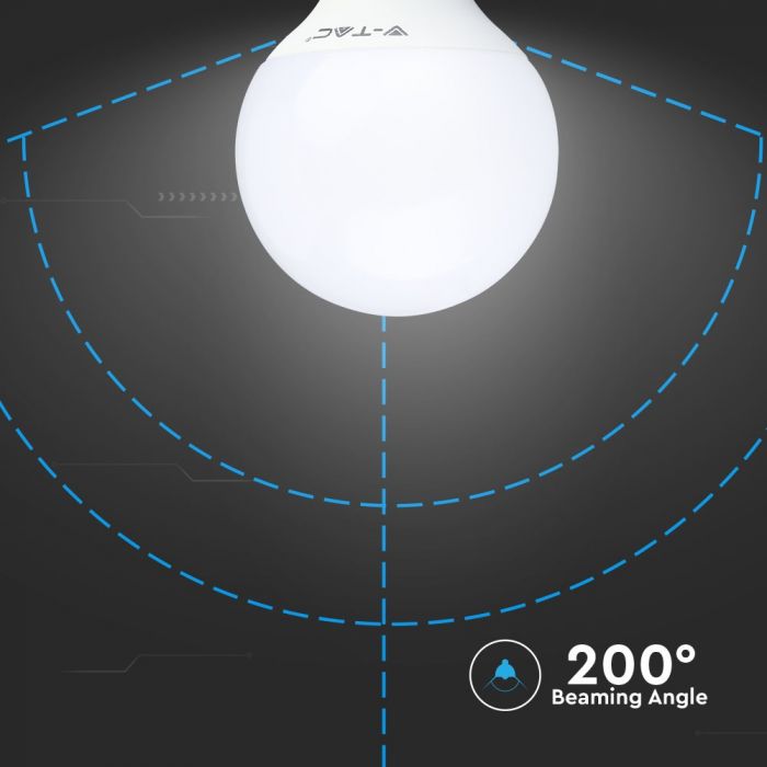 LED E27 LAMP G95 10W DL 810lm 200° 95X140