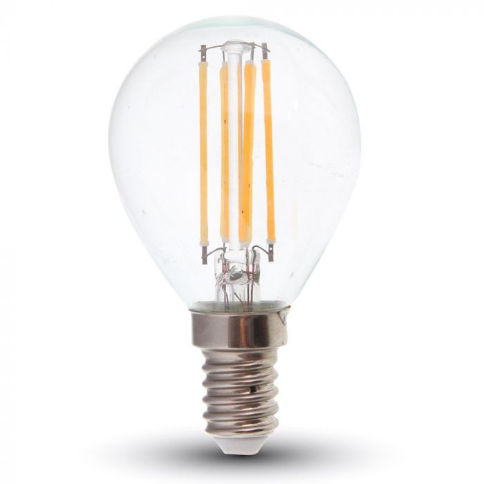 LED E27 FILAMENT LAMP 4W WW 320lm 300° 45X77 GLOBE DIMMABLE