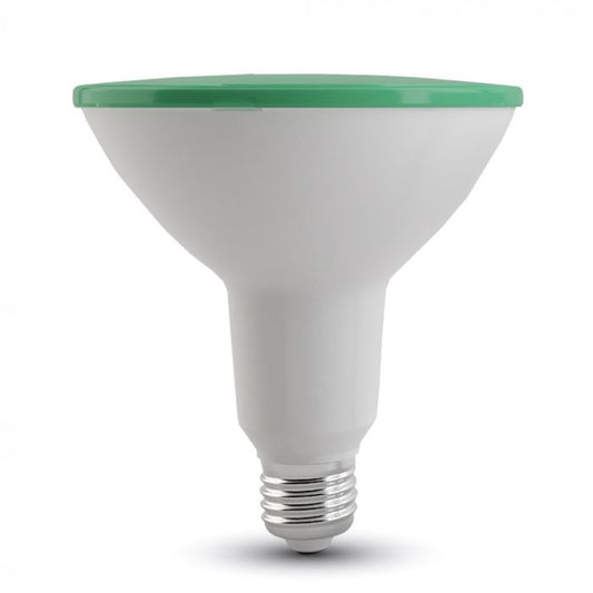 LED E27 PAR38 LAMP 15W GREEN 1200lm 30° 120X133 IP65