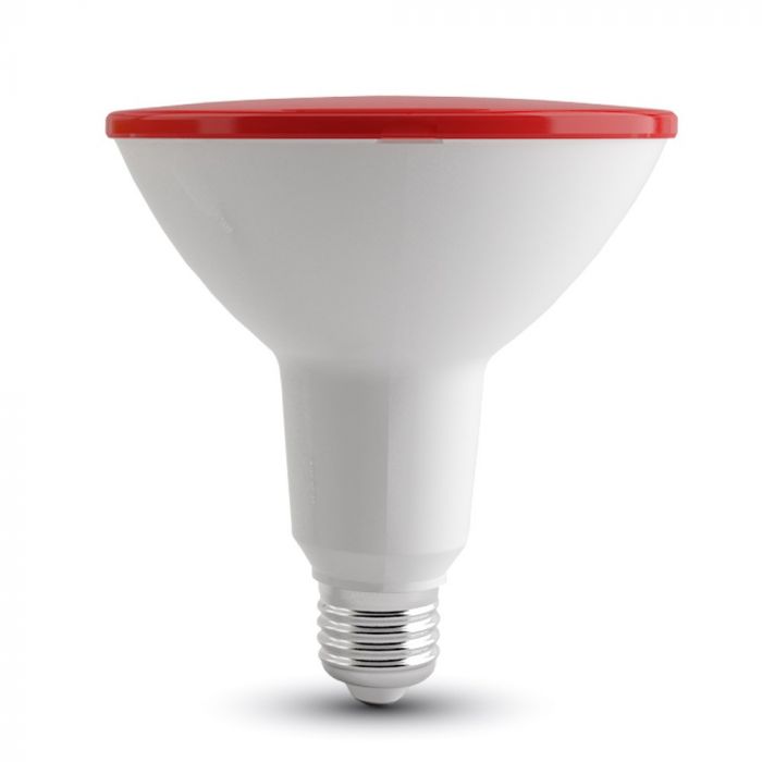 LED E27 PAR38 LAMP 15W RED 1200lm 30° 120X133 IP65