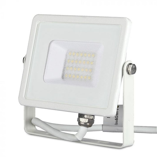 LED FLOOD SLIM 20W  DL 100° 1600lm IP65 WHITE SAMSUNG CHIP