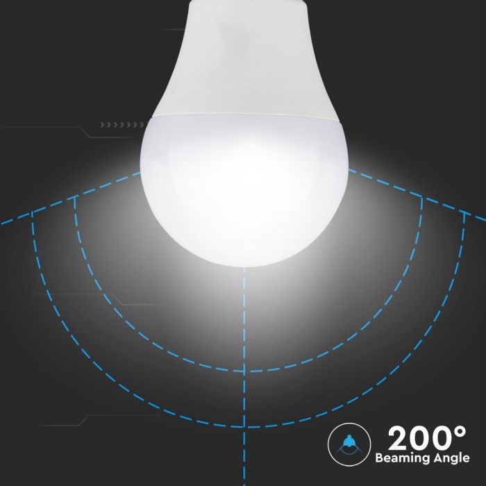 LED E27 LAMP 9W CW 806lm 200° 60X112 3STEP DIMMING