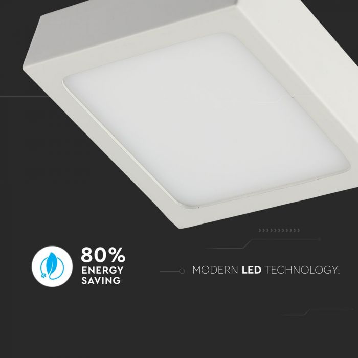 LED SURFACE SQUARE SLIM DOWNLIGHT 12W 1000lm CW 120° 140X24