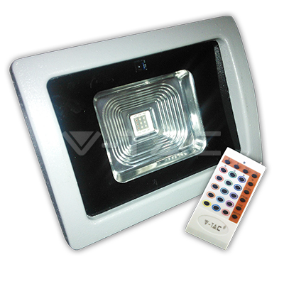 LED RGB FLOOD LIGHT 10W 120° RADIO CONTROL IP65