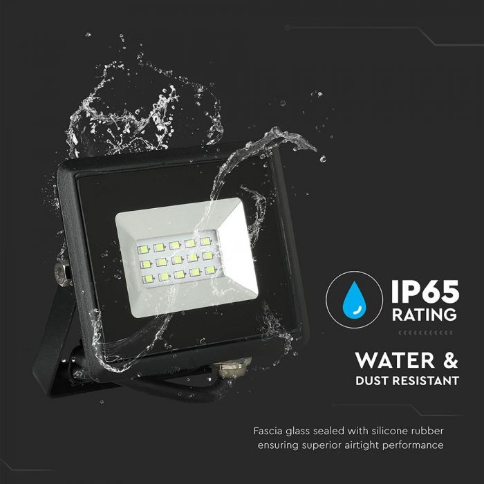 LED FLOOD SLIM 10W GREEN 110° 800lm IP65