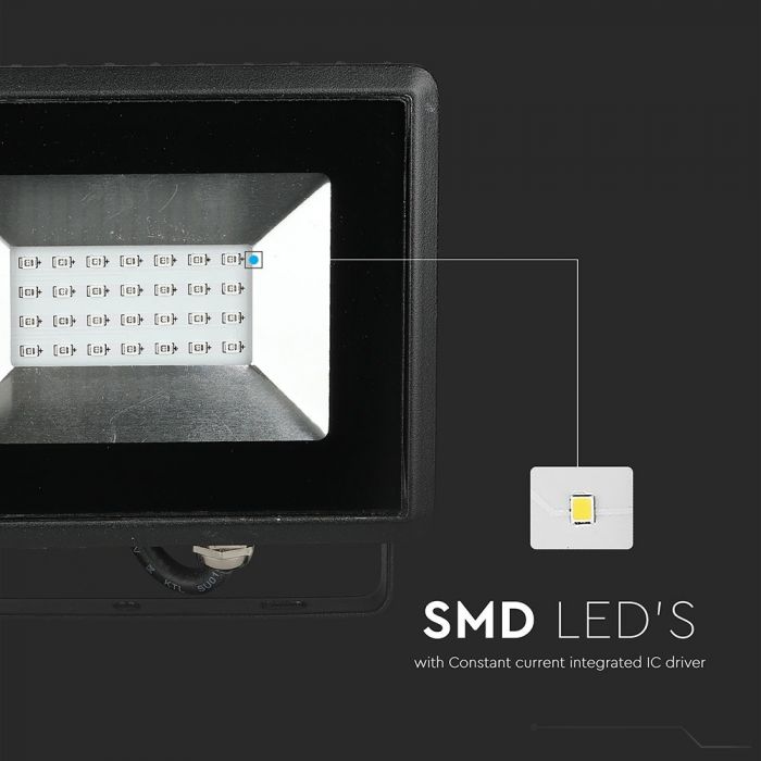 LED FLOOD SLIM 20W BLUE 110° 1600lm IP65