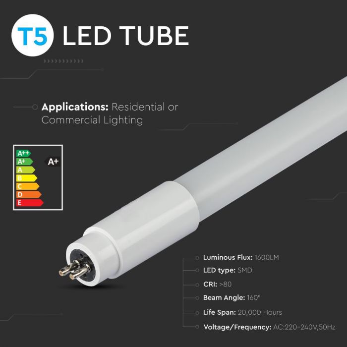 LED T5 TUBE 16W DL 1760lm 4FT 160° Frosted