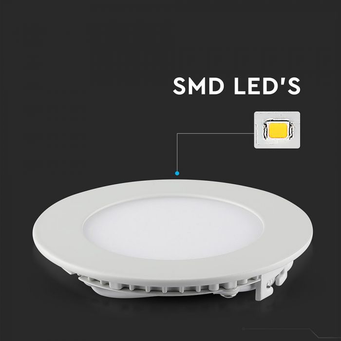 LED PREMIUM ROUND DOWNLIGHT 22W 2265lm WW 120° 240X12 (220)