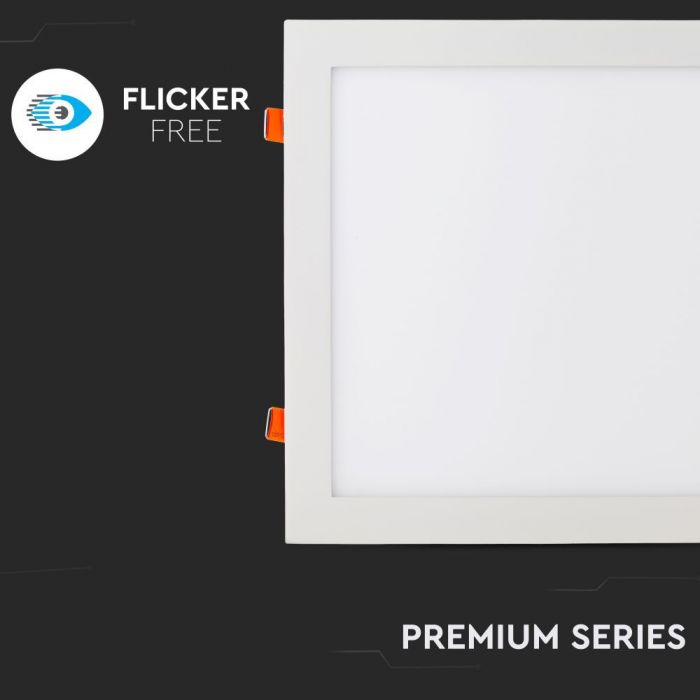 LED PREMIUM SQUARE DOWNLIGHT 30W 2400lm DL 120° 30X12 (280)