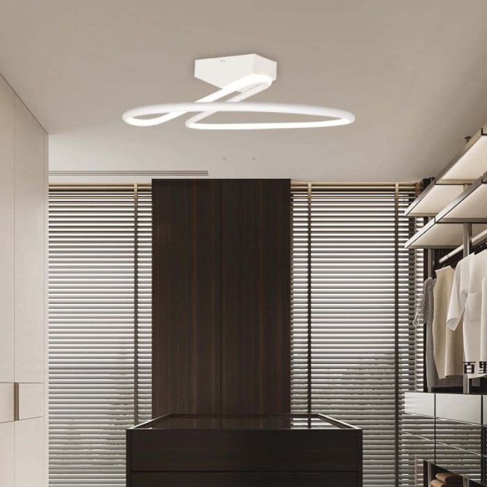 LED DESIGNER CEILING LIGHT 20W 2130lm DL 250x130mm WHITE