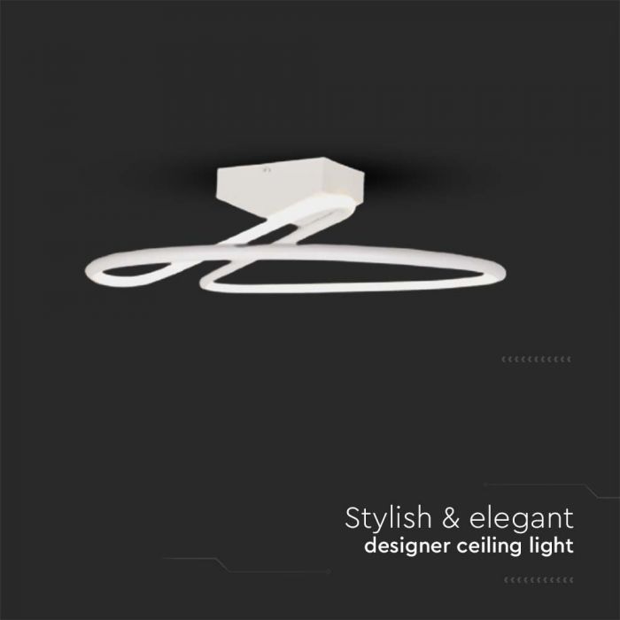 LED DESIGNER CEILING LIGHT 20W 2130lm DL 250x130mm WHITE