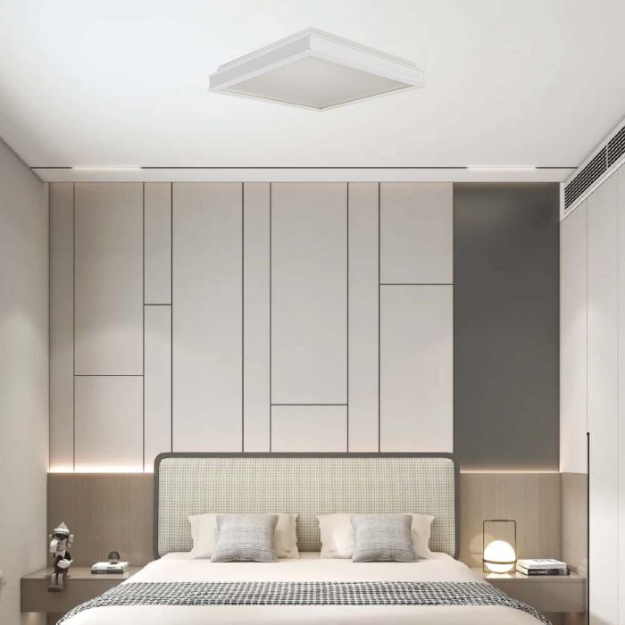 LED DESIGNER CEILING LIGHT 18W DL 1290lm  WHITE SQ 350x350x62mm