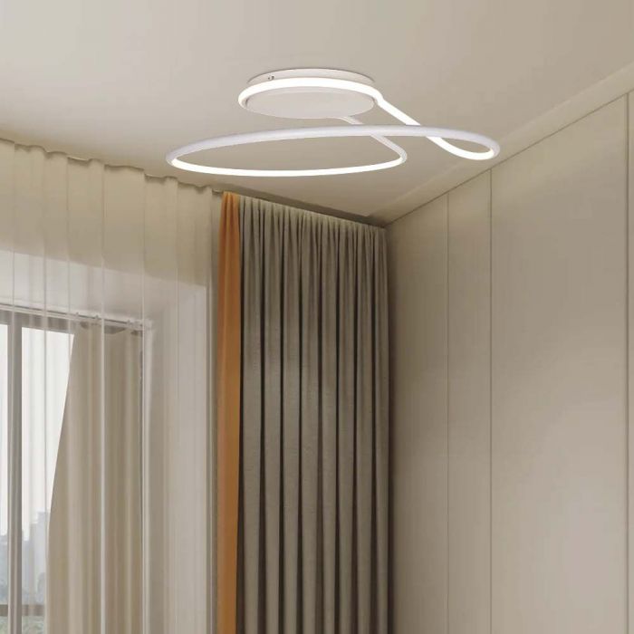 LED DESIGNER CEILING LIGHT 24W DL 2560lm 250x160mm WHITE