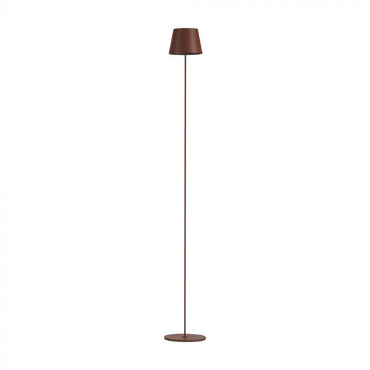 LED FLOOR LAMP 4W (4400mA BATTERY) 300lm WW 120° 140x1300mm IP54 CORTEN