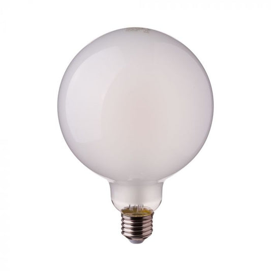 LED E27 FILAMENT LAMP G125 7W WW 800lm 300° 125X177 FROST