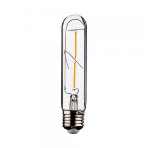 LED E27 FILAMENT LAMP CLEAR T30 2W WW 200lm 300° 30X136