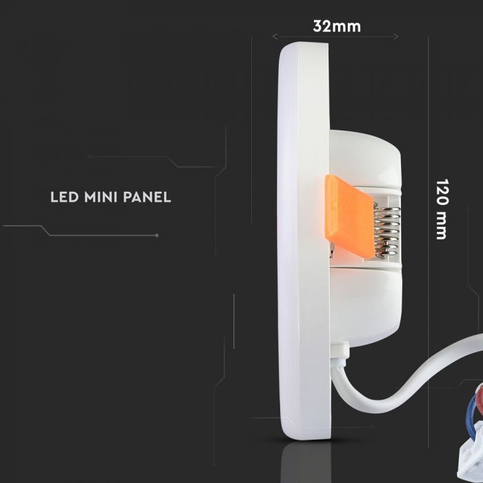 LED DOWNLIGHT SQUARE 12W 750lm WW 120° 120X32 (75-100) ADJUSTABLE SAMSUNG