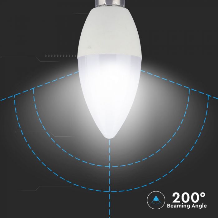 LED E14 LAMP 5.5W DL 470lm 200° 38X102 CRI 95+