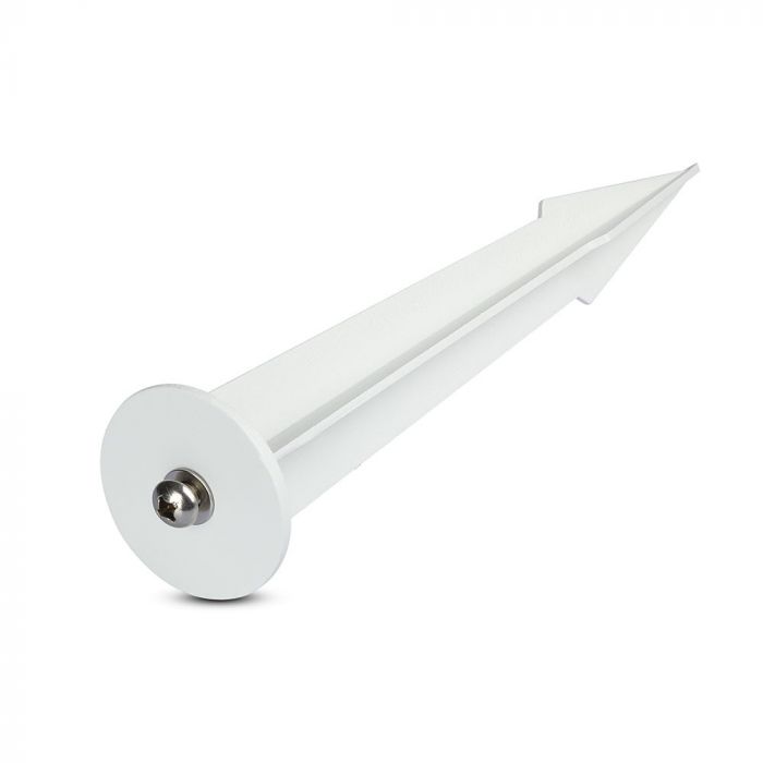 FLOODLIGHT SPIKE WHITE 60X265 ALUMINIUM