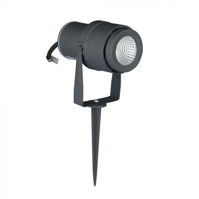 LED GARDEN SPIKE ALUMINIUM 12W GREEN 720lm 73X255 GREY IP65