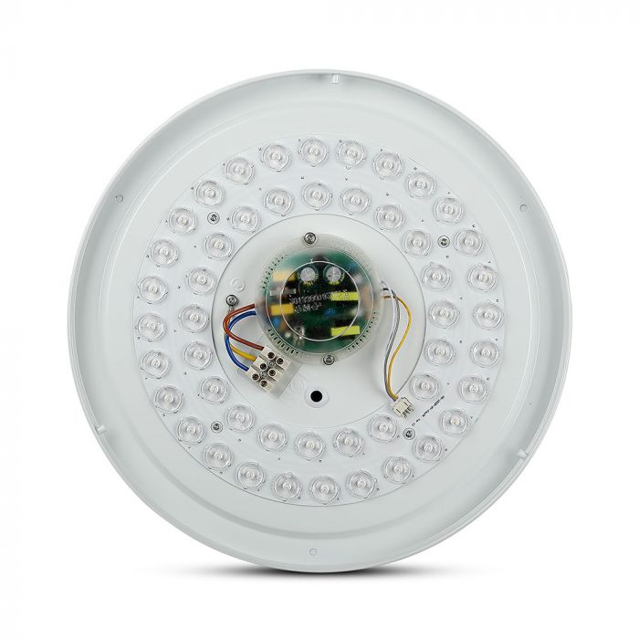 LED DESIGNER CEILING LIGHT with RF Control+Timer CCT Changing CRYSTAL 48W 2400lm 150° 492X100 DIMMABLE