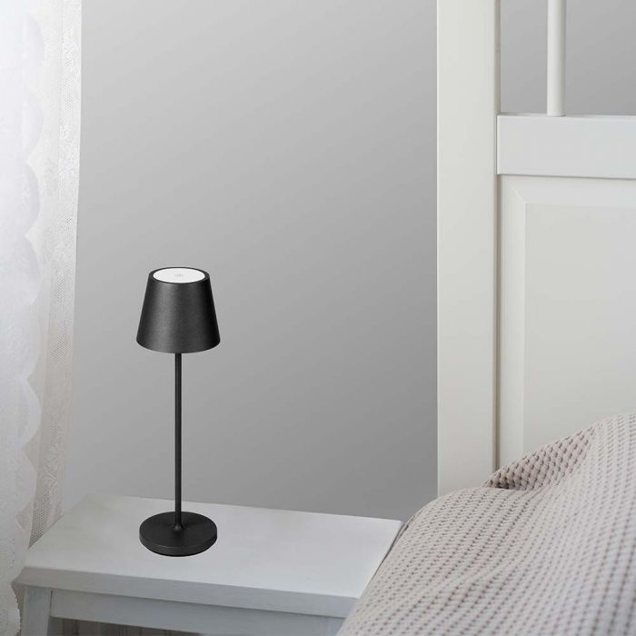 LED 2W TABLE LAMP WW 200lm 180° TOUCH DIMMING IP54 BLACK BODY