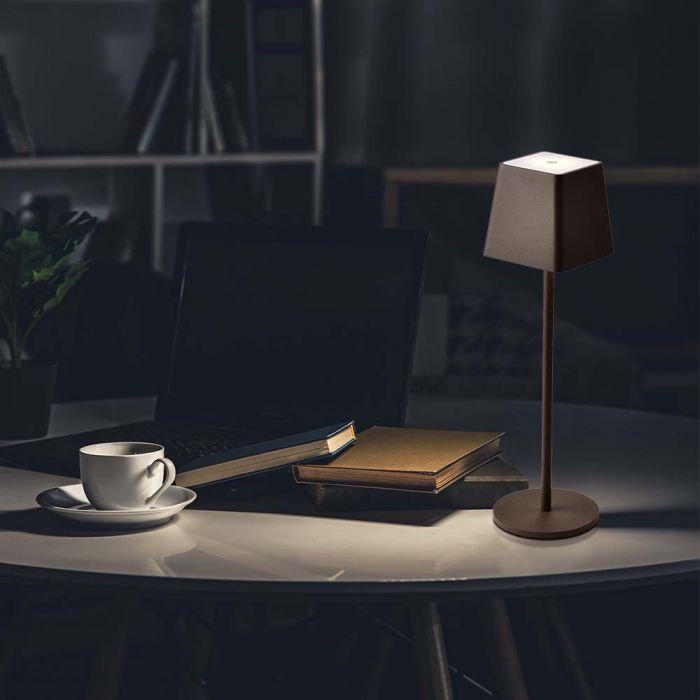 LED TABLE LAMP 2W WW 180° 200lm CORTEN TOUCH DIMMING IP54